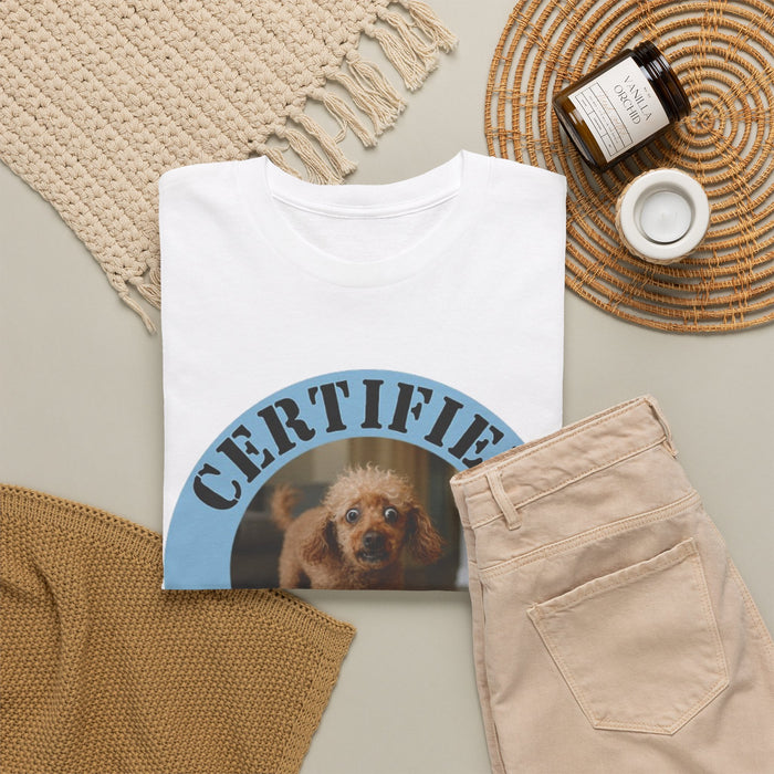 Certified Velcro Dog T-Shirt — Funny Dog Meme Tee