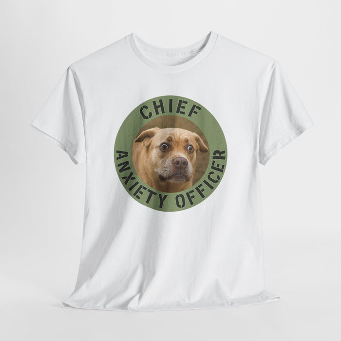Chief Anxiety Officer Dog T-Shirt