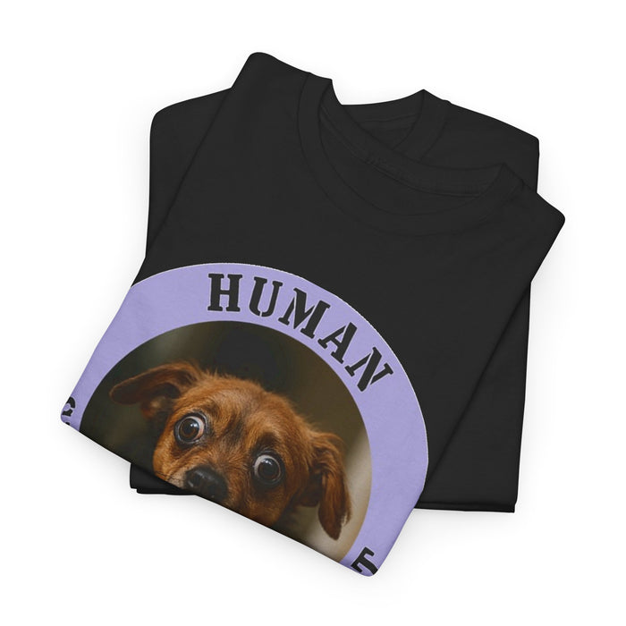Human Security Blanket Tee — Cute Dog Graphic T-Shirt