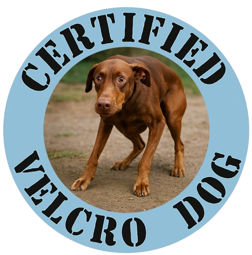 Certified Velcro Dog T‑Shirt — Funny Dog Lover Tee