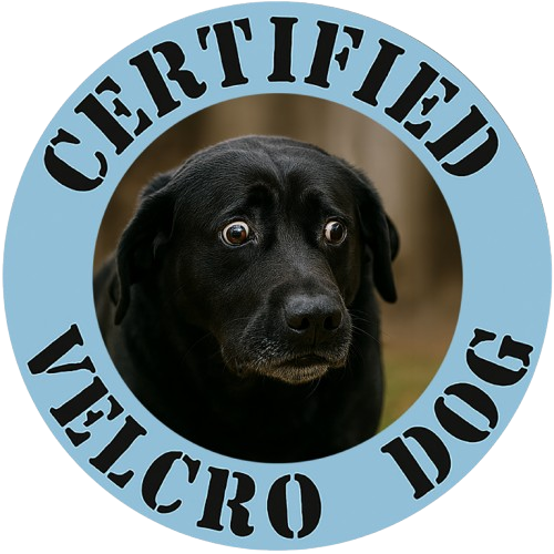 Certified Velcro Dog T‑Shirt – Funny Dog Lover Tee