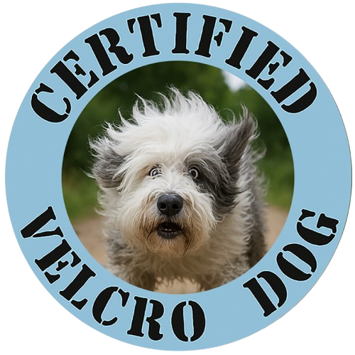 Certified Velcro Dog T‑Shirt - Funny Pet Lover Tee