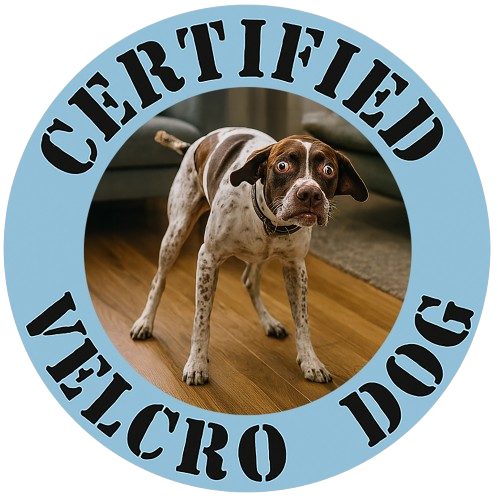 Certified Velcro Dog T‑Shirt — Funny Pet Owner Tee