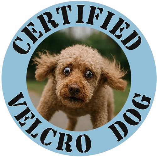 Certified Velcro Dog T-Shirt — Funny Pet Meme Tee