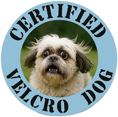 Certified Velcro Dog T‑Shirt – Funny Pet Owner Tee