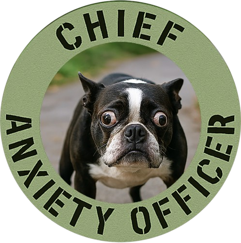 Chief Anxiety Officer Dog T-Shirt — Funny Pet Lover Tee