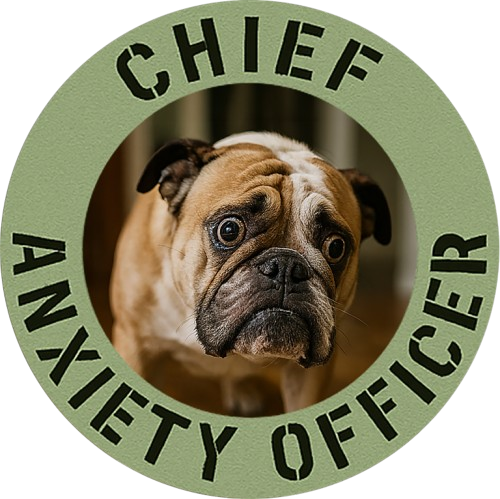 Chief Anxiety Officer T-Shirt — Funny Dog Graphic Tee