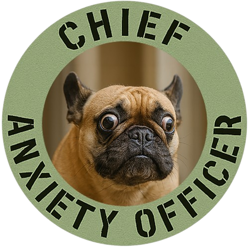 Chief Anxiety Officer T-Shirt — Funny French Bulldog Tee