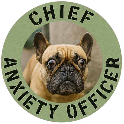 Chief Anxiety Officer T-Shirt — Funny French Bulldog Graphic Tee
