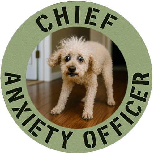 Chief Anxiety Officer Tee — Funny Dog Rescue Pet Lover T-Shirt