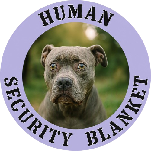 Pit Bull Dog "Human Security Blanket" T‑Shirt