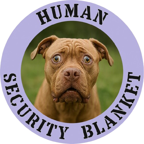 Pit Bull Human Security Blanket Dog T-Shirt — Cute Pitbull Graphic Tee