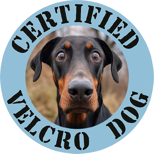Certified Velcro Dog T-Shirt - Funny Doberman Pet Shirt