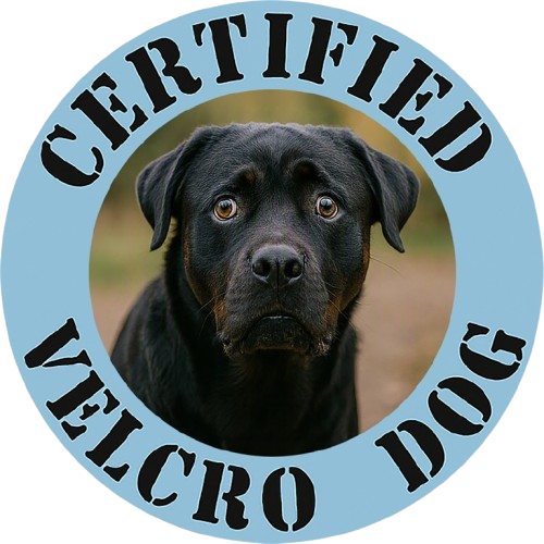 Rottweiler Certified Velcro Dog T‑Shirt – Funny Black Lab Pet Lover Tee