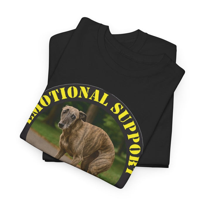 T-Shirt — "Emotional Support Human" Funny Dog Design