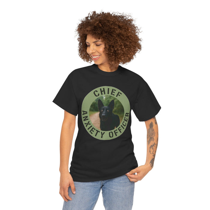Chief Anxiety Officer T-Shirt — Funny Dog Rescue Pet Lover Tee