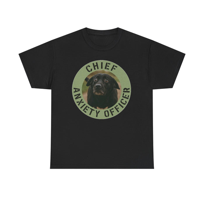 Chief Anxiety Officer T‑Shirt — Funny Dog Graphic Tee for Anxious Dog Lovers