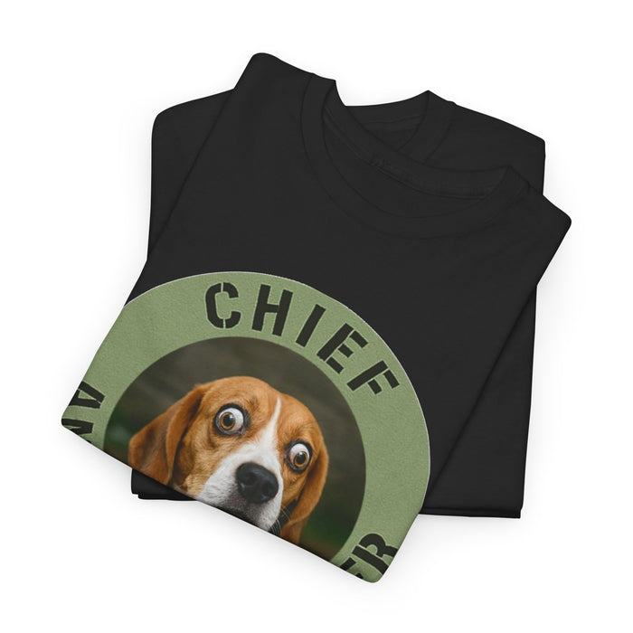 Chief Anxiety Officer Dog T-Shirt — Funny Beagle Pet Lover Tee