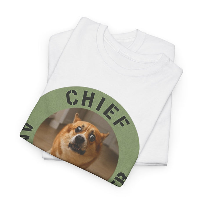 Chief Anxiety Officer T-Shirt – Funny Dog Meme Tee