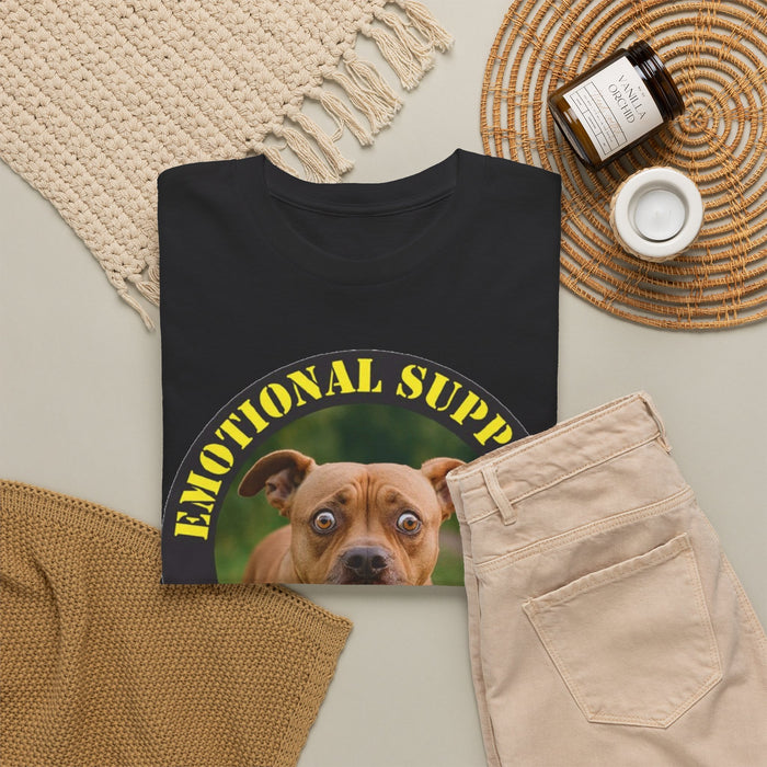 Emotional Support Human T-Shirt - Funny Dog Photo Tee for Pet Lovers