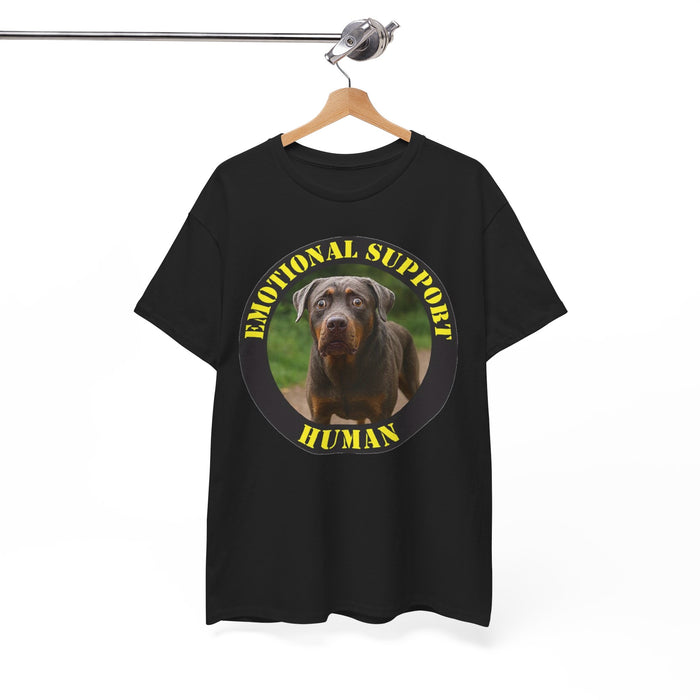 Emotional Support Human T-Shirt — Funny Dog Therapy Tee