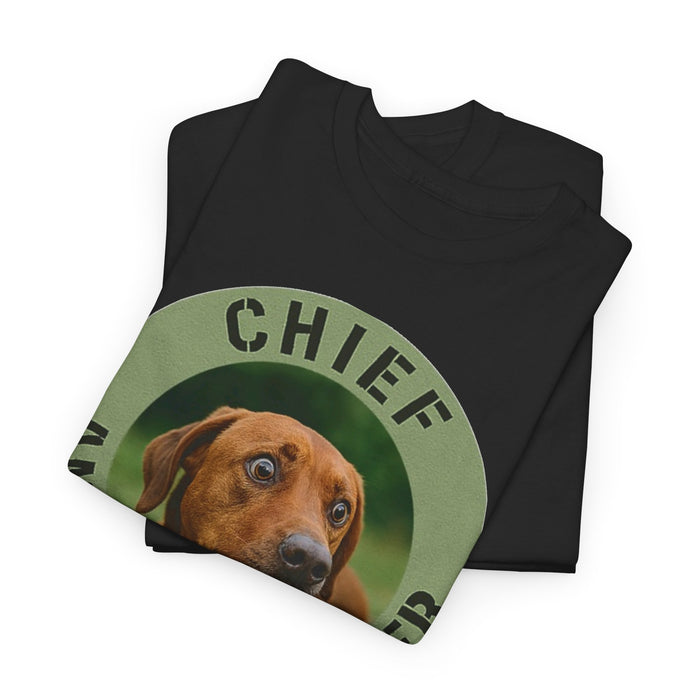 Chief Anxiety Officer Dog T‑Shirt — Funny Pet Lover Tee