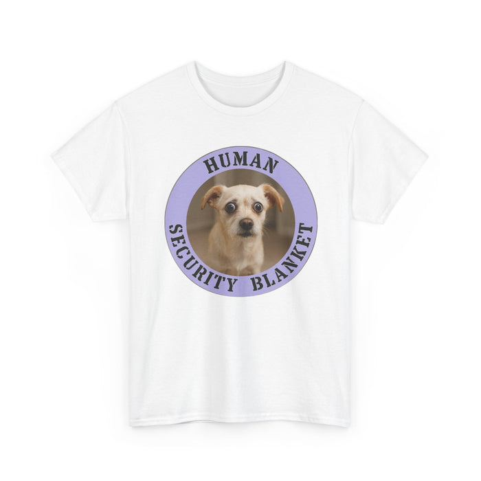 Dog Lover T‑Shirt — "Human Security Blanket" Cute Chihuahua Graphic Tee