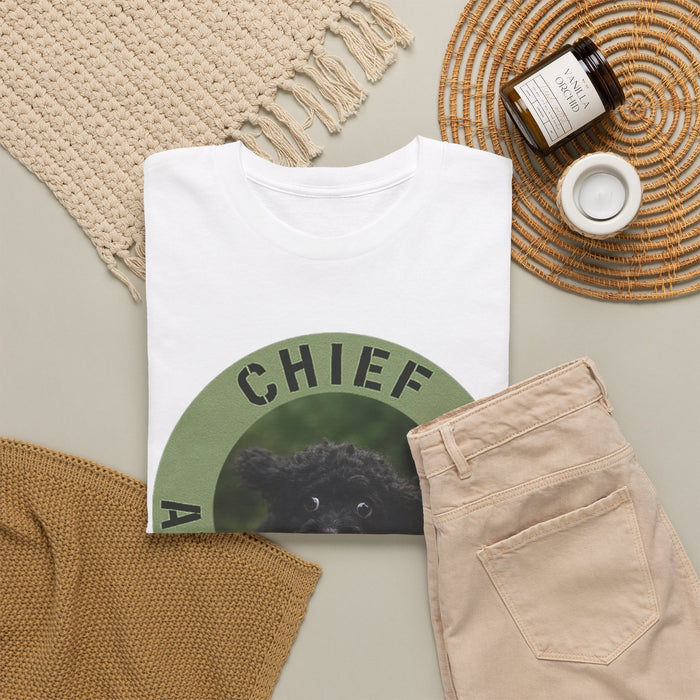 Chief Anxiety Officer T-Shirt – Funny Cute Pug Anxiety Tee