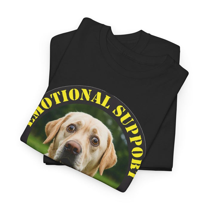 Emotional Support Human T-Shirt — Funny Labrador Pet Lover Tee