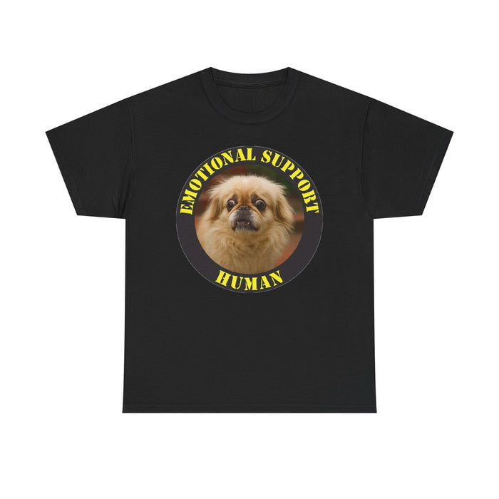 Emotional Support Human T-Shirt - Cute Pomeranian Rescue Pet Tee