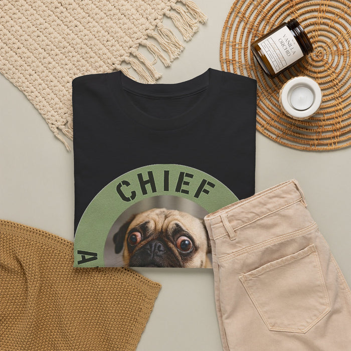 T-Shirt - "Chief Anxiety Officer" Pug Graphic Tee