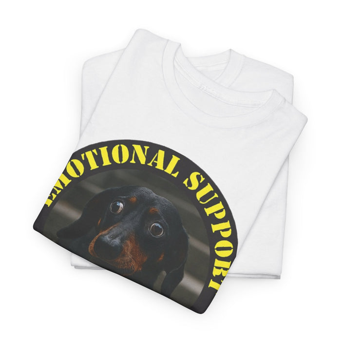 Emotional Support Human T-Shirt — Funny Dog Support Tee for Pet Lovers