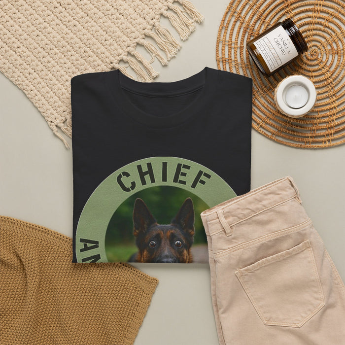 Chief Anxiety Officer T-Shirt — Funny Dog Graphic Tee for Pet Lovers