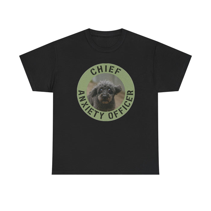 Chief Anxiety Officer T-Shirt — Funny Dog Anxiety Officer Tee