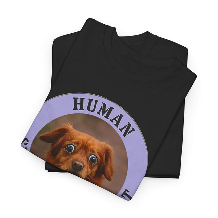 Dog "Human Security Blanket" Tee — Cute Rescue Pup Graphic T-Shirt