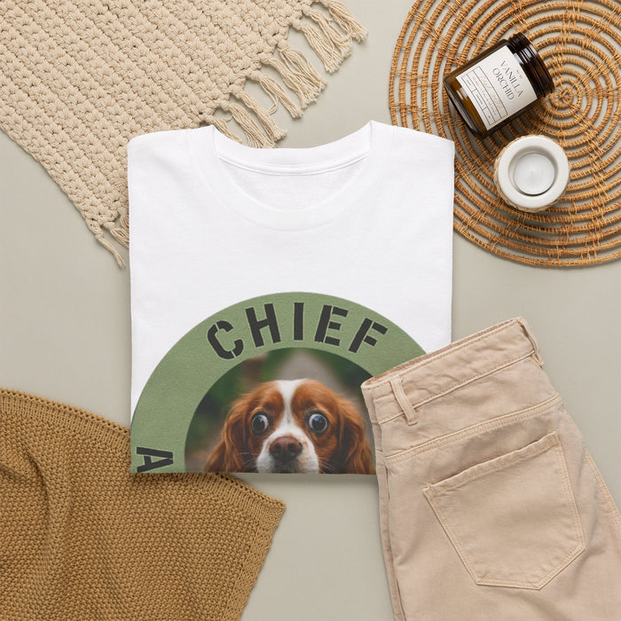 Chief Anxiety Officer T-Shirt — Funny Dog Graphic Tee for Pet Lovers