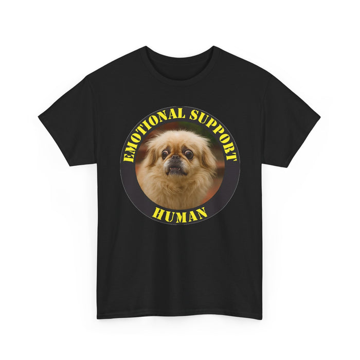 Emotional Support Human T-Shirt - Cute Pomeranian Rescue Pet Tee