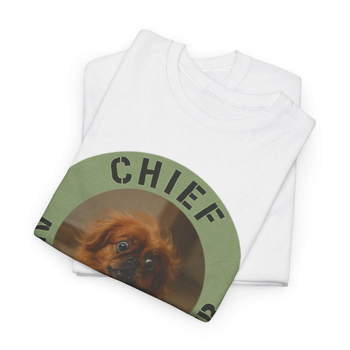 Chief Anxiety Officer T-Shirt — Cute Pekingese Dog Graphic Tee