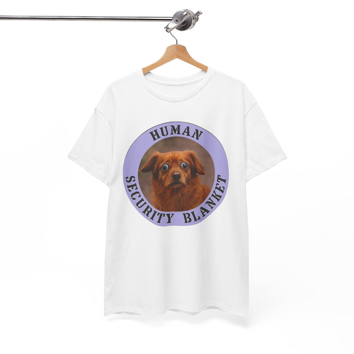 Dog Lover T‑Shirt – 'Human Security Blanket' Cute Puppy Graphic Tee