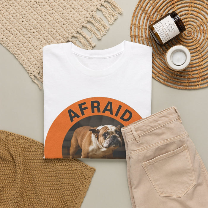 Bulldog "Afraid But Trying" Graphic Tee