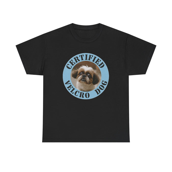 Certified Velcro Dog T‑Shirt — Funny Shih Tzu Pet Tee
