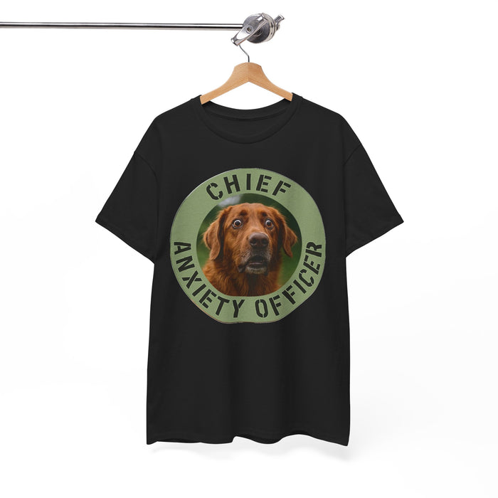 Chief Anxiety Officer T-Shirt – Funny Dog Graphic Tee