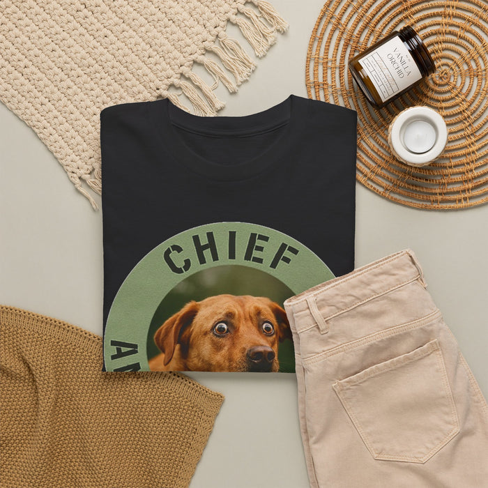 Chief Anxiety Officer T-Shirt – Funny Dog Anxiety Officer Graphic Tee