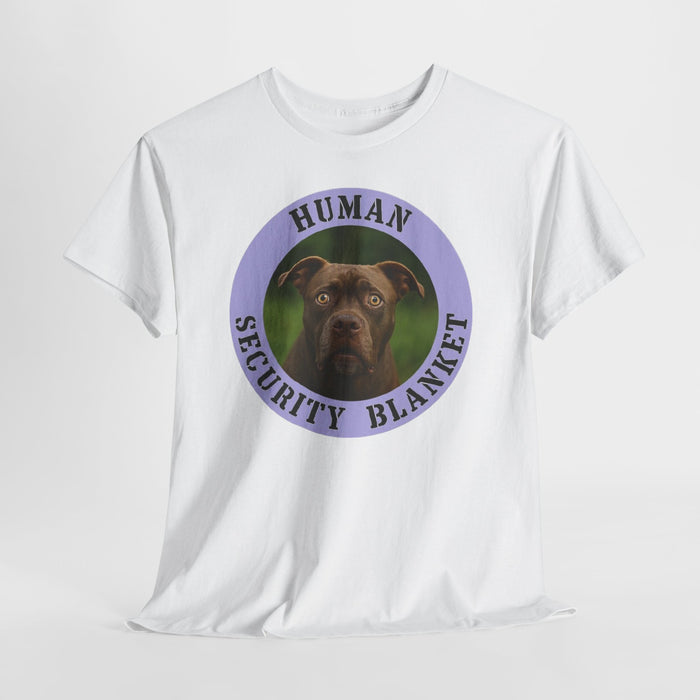 Pit Bull Human Security Blanket Dog T-Shirt