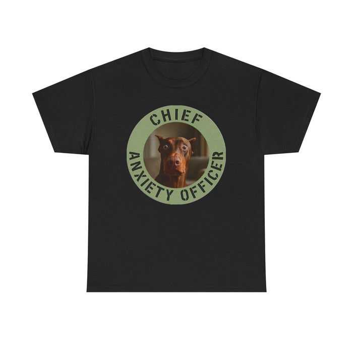 Chief Anxiety Officer T-Shirt – Funny Dog Graphic Tee