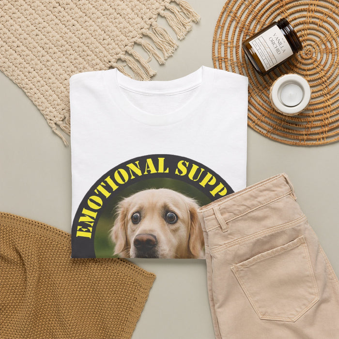Emotional Support Human Tee — Cute Labrador Pet Therapy T‑Shirt