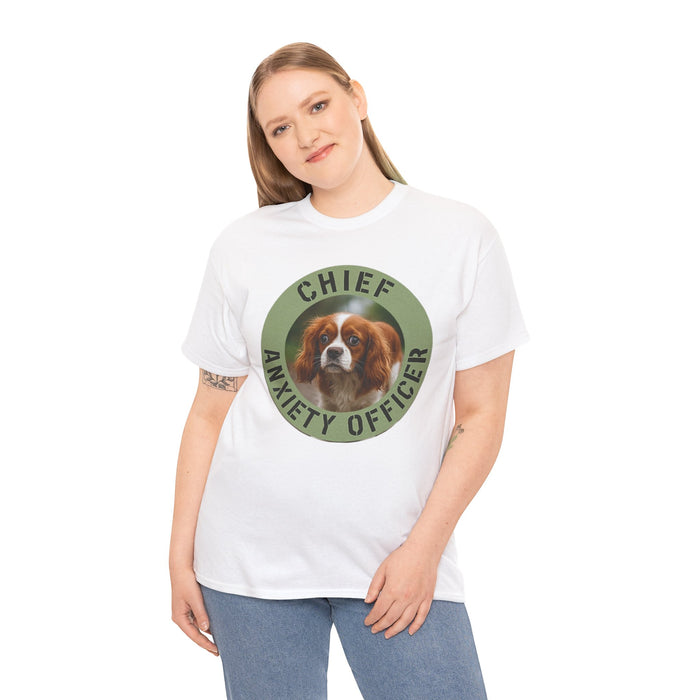 Chief Anxiety Officer T-Shirt – Funny Dog Graphic Tee