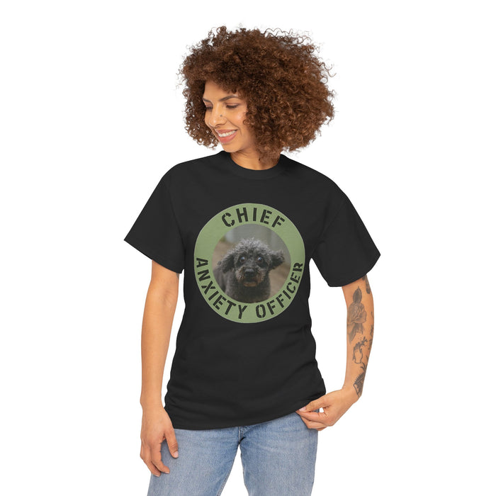 Chief Anxiety Officer T-Shirt — Funny Dog Anxiety Officer Tee
