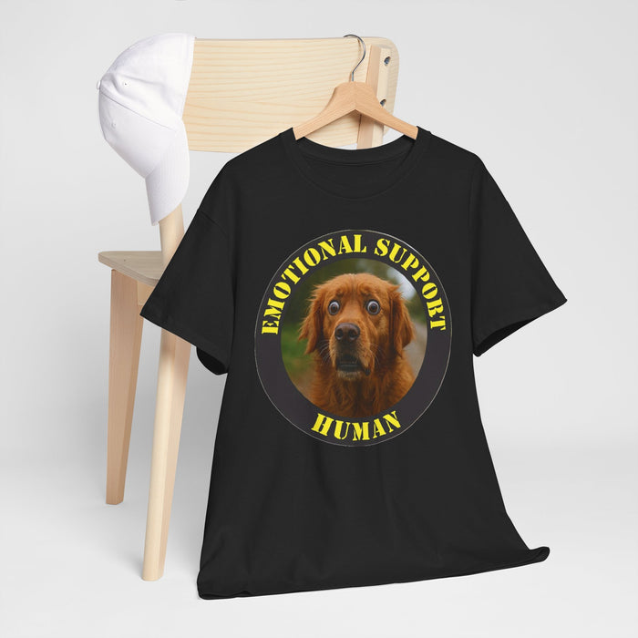 Emotional Support Human T-Shirt — Dog Photo Graphic Tee