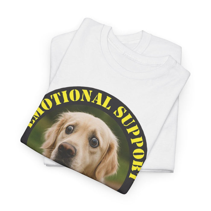 Emotional Support Human Tee — Cute Labrador Pet Therapy T‑Shirt